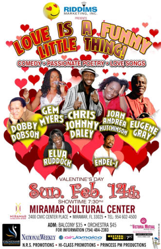 love is funny flyer